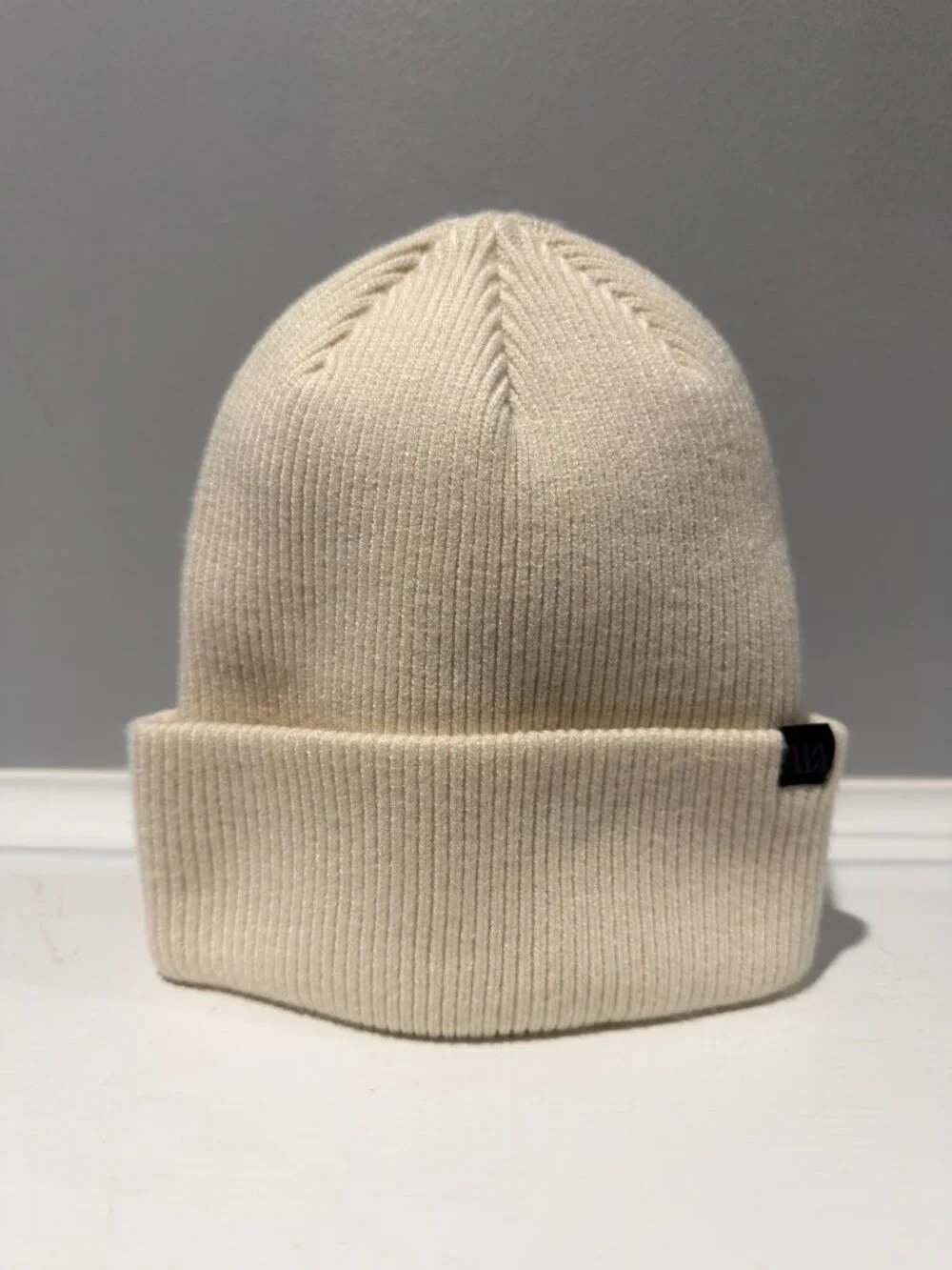VRST Ribbed Beanie, Men, One Size, Light Sand